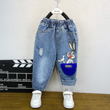 Toddler Boys Pants Children's Jeans Spring and Autumn Leisure
