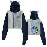 Travis Scott Astroworld Hoodie Autumn and Winter Navel Hooded Color Contrast Sweater