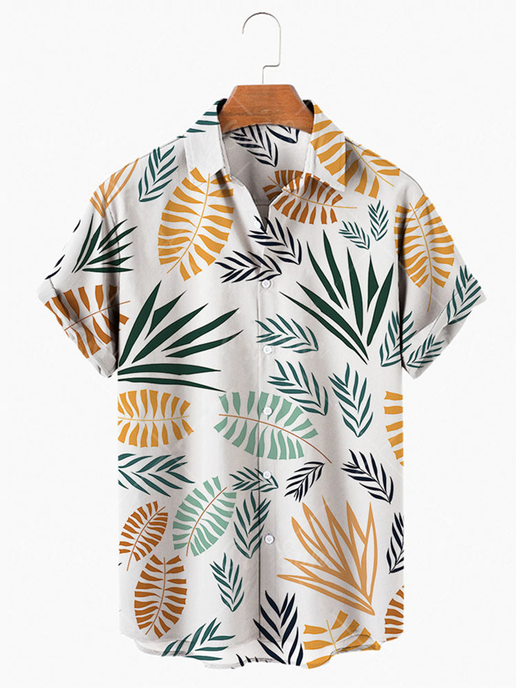 Men Beach T Shirts Men's Fashion Short Sleeve Shirt