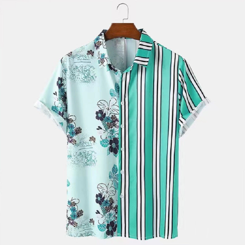 Men Hawaii Shirts Summer Menswear Shirt Beach