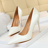 Nude Heels for Wedding High Heels Spring Girl Black Work Shoes