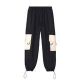 Men Pants Men's Loose Color Matching plus Size Leisure Sports