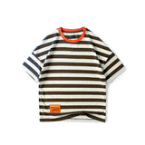Children T Shrits Summer Short-Sleeve Shirt for Boys T-shirt Children's Short Sleeve