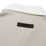 Fear of God Essentials 1977 Knit Polo Long Sleeve Fog Sweater for Men and Women