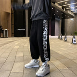 Men Pants Spring Men's Casual Loose Printed Student Sports