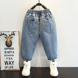 Toddler Boys Pants Children Boys' Spring and Autumn Jeans