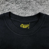 Drew House Drew Biber Smiley Face Small Letter Short Sleeve Men and Women Cotton T-shirt