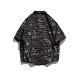 Men T Shitrs Summer Men's Printed Short-Sleeved Shirt