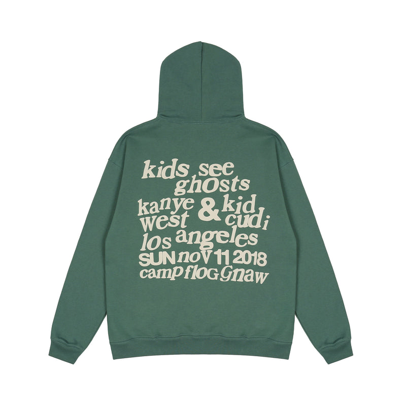 Kanye West KSG Hoodie Autumn Printing Loose-Fitting Casual Pullover