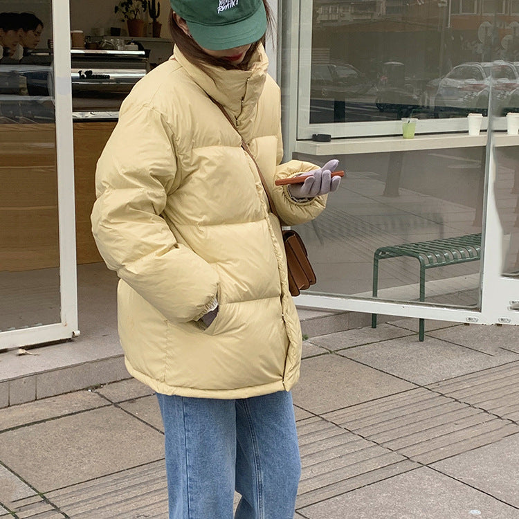Women Winter Coats Puffer Jacket Down Coat Short Down Jacket Female Thickened Puffer Jacket Coat Winter Warm