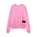 We11 Done Sweatshirts Embossed Letter Print Sweatshirt Same Style for Men and Women
