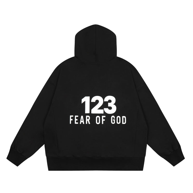 Rrr123 Hoodie Little Angel Hooded Terry Sweater Loose Hoodie