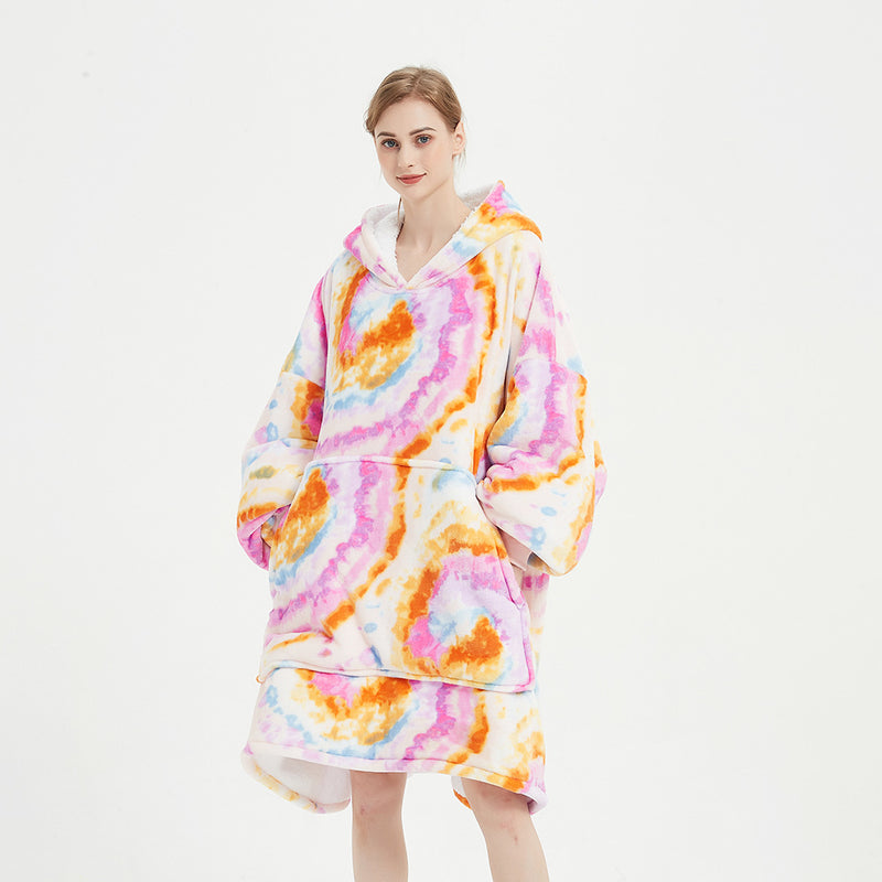 Hoodies Blankets Lambswool Lazy Couple Household Break