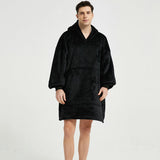 Hoodies Blankets Hooded Lazy Blanket plus Size Home Leisure