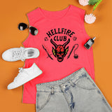 Stranger Things Hellfire Club Vest Cow Head Printed Vest for Men and Women