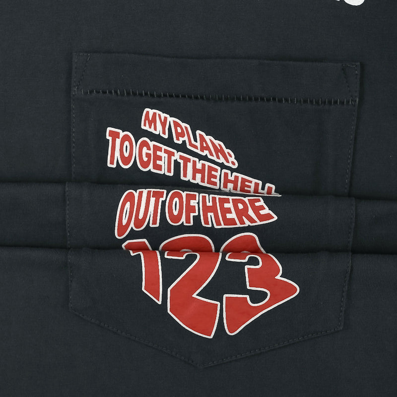 Rrr123 T Shirt Ripped Retro Loose T-shirt