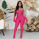 Music Festivals Rave Outfits Girls Tops Summer Women's Fashion Straight Casual Trousers