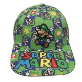 Mario Hat Super Mario Hat Embroidered Hip Hop Baseball Cap Peaked Cap