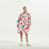 Hoodies Blankets Home Casual Wear Large Size Hooded Sweater Lazy Lambswool Double Layer