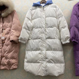 Women Winter Coats Puffer Jacket Down Coat Winter Hooded Down Jacket Female Thickened White Duck Down Coat