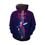 Stranger Things Hoodie 3d Digital Printing Coat Cartoon Anime Sweater Casual Loose-Fitting Hoodie