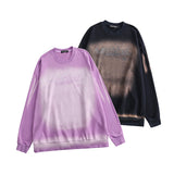 Preppy Aesthetic Sweatshirt Letter Crew Neck Trendy Sweater Loose Fall