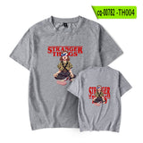 Hellfire Club Shirt Stranger Things Summer Print Pattern Casual round Neck Short Sleeves