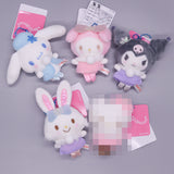 My Melody Plush Snowflake Winter Series Clow M Melody Cinnamoroll Babycinnamoroll Flower Bunny Plush Toy Doll Pendant Kulomi