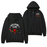 Stranger Things Hellfire Club Hoodie Hoodie Coat