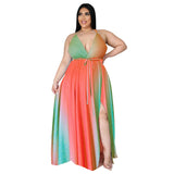 Nina Parker plus Size Dresses Floral Dress Backless