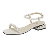 Nude Block Heel Peep Toe Sandals
