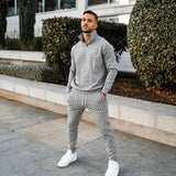 Moisture Wicking Hoodie Four Seasons Men's Fashion Casual Sports Long Sleeve Sweater Slim Fit