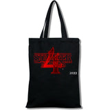 Stranger Things Hellfire Club Handbag Anime Print Tote Bag Fashion Shopping Bag Portable Women's Shoulder Bag