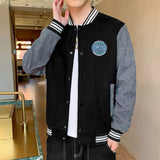 Corduroy Varsity Jacket Overalls Men's Autumn Baseball Uniform Spring and Autumn Sports Corduroy Autumn Wear Jacket