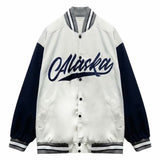 Cream Color Varsity Jacket Baseball Uniform Jacket