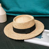 Mens Kentucky Derby Hats Hat Hand Knitted Hat Sun-Proof Summer