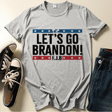Let'S Go Brandon T Shirt Short Sleeve Men'S And Women'S T-Shirt Top