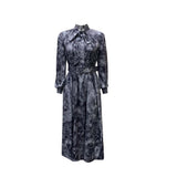 Nina Parker plus Size Dresses Long Sleeve High Waist plus Size Banquet Dress