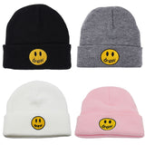 Smiley Face Cap Hip Hop Beanie Hat Fall/Winter Warm Wool Hat