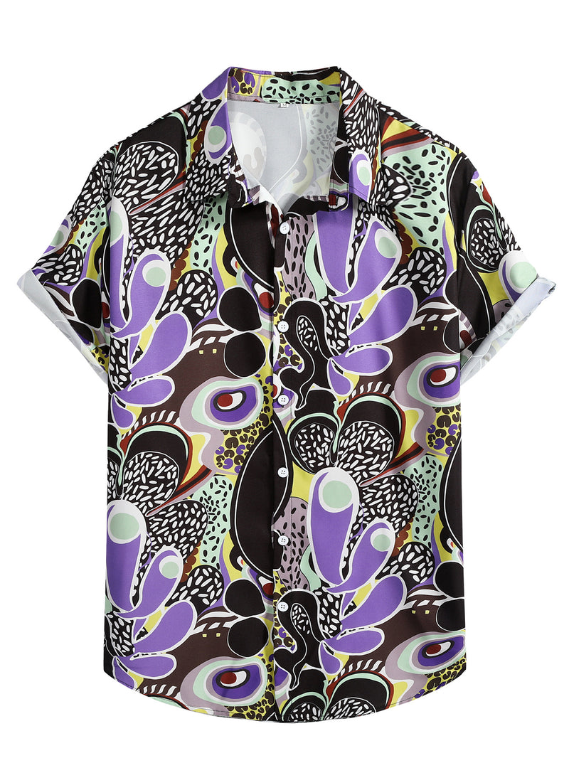 Men Hawaii Shirts Casual Shirt Men's Top Summer