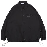 Beige Varsity Jacket Letter Printing Jacket Trench Coat Men Autumn Loose Lapels Overalls