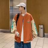 College Jacket Baseball Uniform Jacket Coat Men's Spring and Autumn Youth Printing Casual Top Clothes