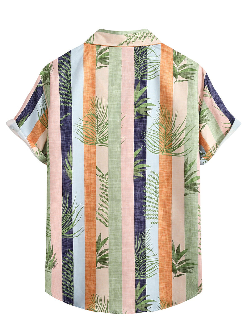 Men Hawaii Shirts Casual Shirt Men's Clothing Top Shirt Summer