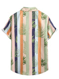 Men Hawaii Shirts Casual Shirt Men's Clothing Top Shirt Summer