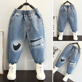 Toddler Boys Pants Children Boys' Spring and Autumn Jeans