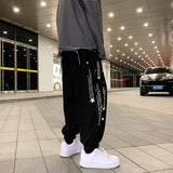 Men Pants Autumn and Winter Gray Sports Casual Pants