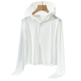 Sun Resistant Clothes Ice Silk Sun Protection Clothing Female UV Protection