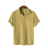 Men Hawaii Shirts Summer Men