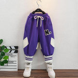 Toddler Boys Pants Boys' Spring and Autumn Sweatpants Casual Sports