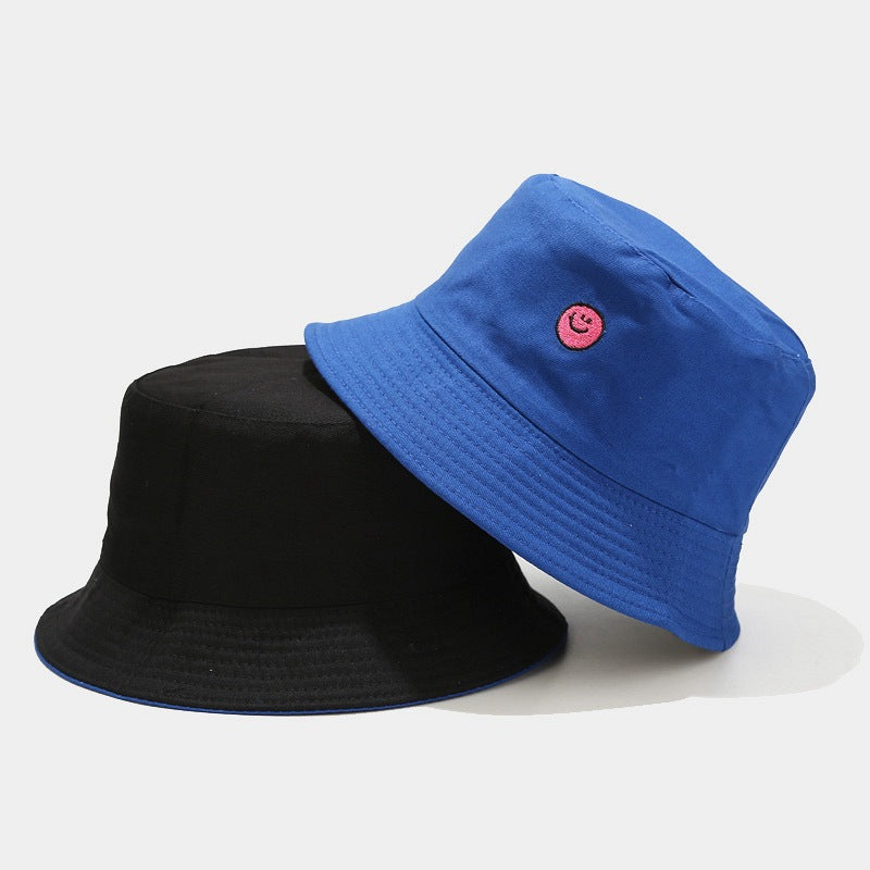 Smiley Face Cap Cute Cartoon Expression Smiley Bucket Hat